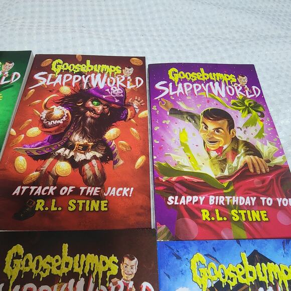 GOOSEBUMPS EUC PAPERBACK SET OF 6 SLAPPYWORLD SERIES BOOK SET - Picture 5 of 8